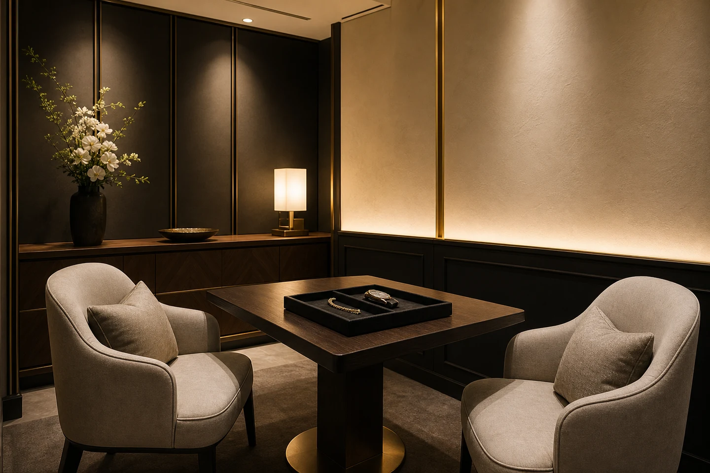 Private GINZA LUXE store consultation salon
